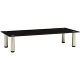 vidaXL TV stojalo črno 80x35x17 cm kaljeno steklo Cene