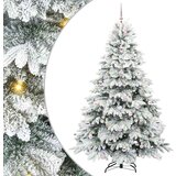 VidaXL Umestno božično drevo med 300 LED Zelena 210 cm PE in PVC Slike