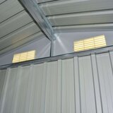 vidaXL Vrtna kućica za pohranu zelena metalna 204 x 132 x 186 cm | shoptok.hr