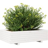  Vrtna sadilica bijela 90 x 60 x 26,5 cm od masivne borovine | Eponuda.com