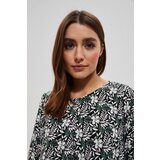 Marisse Shirt With A Plant Print L-Ko-3709 Black | Shoptok.si