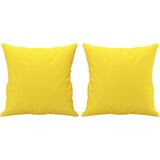  sedežna garnitura z vzglavniki 2-delna svetlo rumeno | Shoptok.si