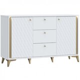  Komoda FORREST HILLS 231 (bela/zlata) | Shoptok.si