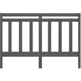  Uzglavlje za krevet sivo 126 x 4 x 100 cm od masivne borovine | shoptok.hr