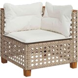  7-dijelni set vrtnih sofa od poliratana s jastucima bež | shoptok.hr