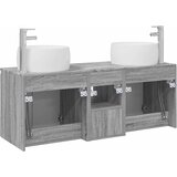  Set ormarića za kupaonicu 3 kom. Siva Sonoma 49,5 x 44,5 x 66 cm | Shoptok.si