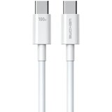 WEKOME WDC-182 kabl 3.1 usb tip c m/m 1m, za superbrzo punjenje 100W/480Mbps, beli Cene