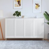  Vrata za ormarić rešetkasta 4 kom bijela 99,3x49,4 cm borovina | shoptok.hr