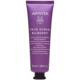Apivita Face Scrub Bilberry posvjetljujući piling 50 ml Cijene
