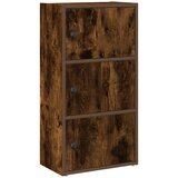 Maison Chic Knjižna omara - Knjižni regal dimljeni hrast 40x24x77 cm inženirski les, (21725382) Cene