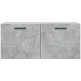 vidaXL Stenska omarica betonsko siva 80x36,5x35 cm inženirski les | Shoptok.si