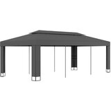  Paviljon Sjenica s dvostrukim krovom 3 x 6 m antracit Cijene