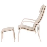Venture Home lounge fotelja s tabureom Grötö, svijetlosiva | shoptok.hr