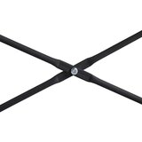 vidaXL Računalniška miza črna 110x60x70 cm iverna plošča | Shoptok.si
