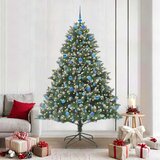  Umjetno božićno drvce Zelena 210 cm PVC, Plastika i Čelik | shoptok.hr