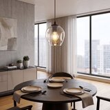  Luster na sajli ISTAR 1xE27/15W/230V crvena/prozirna | Eponuda.com