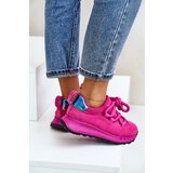 ARTIKER Boto Suede Women Sneakers With Thick Laces Fuchsia | Shoptok.si
