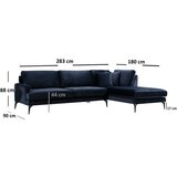 Atelier Del Sofa ugaona sofa Papira Ugaona desna (L3+Chl) - | Eponuda.com