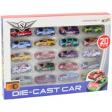  Set igračk avtomobilov s pomikom, športni dirkalni avtomobili 1:64 - 20 kosov. | Shoptok.si