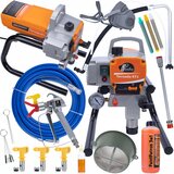 Rosfix Tornado RT1 – Airless Brizgalna Naprava Startni Set | 1800W, 8 m Cev, Brizgalna Cev 30 cm, Šobe 513/517/519, KN95, (5000356549) Cene