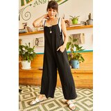 Olalook Jumpsuit - Black - Relaxed fit cene