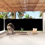 Maison Chic Zložljiva stranska tenda - Senčniki črna 200x1000 cm, (22039664) | Shoptok.si