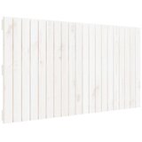 Zidno uzglavlje bijelo 127,5x3x60 cm od masivne borovine | Eponuda.ba