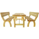  Pivski stol s 2 klupe od impregnirane borovine | shoptok.hr