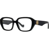 Anagram Anagram Black Geometric Eyeglasses ONE SIZE (51) Črna/Kristalna