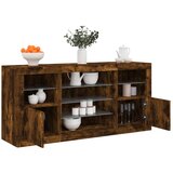 vidaXL Komoda s LED svjetlima boja dimljenog hrasta 142 5x37x67 cm Cijene