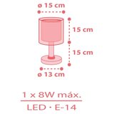 Dalber 41191 - Dečija lampica RAINBOW 1xE14/8W/230V šarena | Eponuda.com