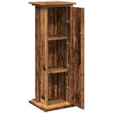  Stalak za izložbu s pohranom boja staro drvo 31x30x90 cm drveni | shoptok.hr