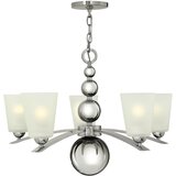 Elstead Lighting Elstead Zelda Lestenec s 5 lučmi, več krakov, polirani nikelj, E27, (22099670) | Shoptok.si