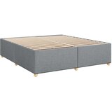  Boxspring krevet s madracem Svjetlosiva 200 x 200 cm Tkanina | shoptok.hr