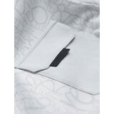 Ombre Men's cotton t-shirt with letter print and pocket - white-gray | Eponuda.ba