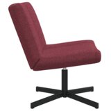  Vrtljiv stol Vinorodna rdeča 63 x 75 x 76 cm blago, (5000288946) | Shoptok.si