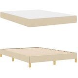  s opruga kutije s madracem Krema 140 x 190 cm tkanina | shoptok.hr