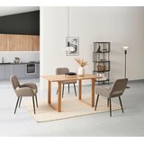 MID.YOU JEDILNA MIZA, v celoti masivno akacija barve akacije | Shoptok.si