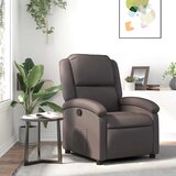 Maison Chic Naslanjač - Relax naslanjač temno rjavo pravo usnje, (22040355) | Shoptok.si