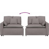  Modularni kauč s naslonom za ruke i jastucima, taupe 100 cm | shoptok.hr