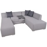Garden Pleasure Siva vrtna sedežna garnitura za 5 oseb Wellington - | Shoptok.si