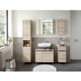 XORA Visok/zidni kupaonski ormarić u dekoru bora u prirodnoj boji 146x67 cm Quickset 393 – | shoptok.hr