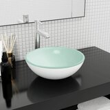  Umivaonik od kaljenog stakla 35 x 12 cm bijeli | shoptok.hr