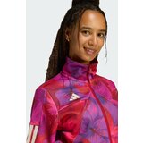 Adidas Sportska jakna 'Adidas x Farm Rio House Of Tiro' tamno ljubičasta / roza / svijetlo crvena / bijela | shoptok.hr