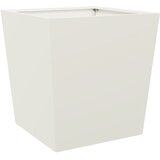 vidaXL Vrtne sadilice 2 kom bijele 50 x 50 x 50 cm čelične | shoptok.hr