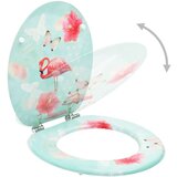 vidaXL Deska za WC školjko MDF dizajn flaminga, (20764655) | Shoptok.si