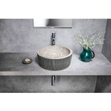 Sapho Tamno sivi keramički okrugao umivaonik ø 41 cm Priori – | shoptok.hr