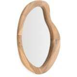Kave Home Zidno ogledalo s okvirom od masivnog drveta 44x68 cm Selem – Cijene