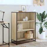 vidaXL Ormarić za knjige boja hrasta sonome 80,5x35x107,5 cm drveni | shoptok.hr