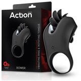 Action Rower Vibrating Ring with Rotating Tongue Black | shoptok.hr